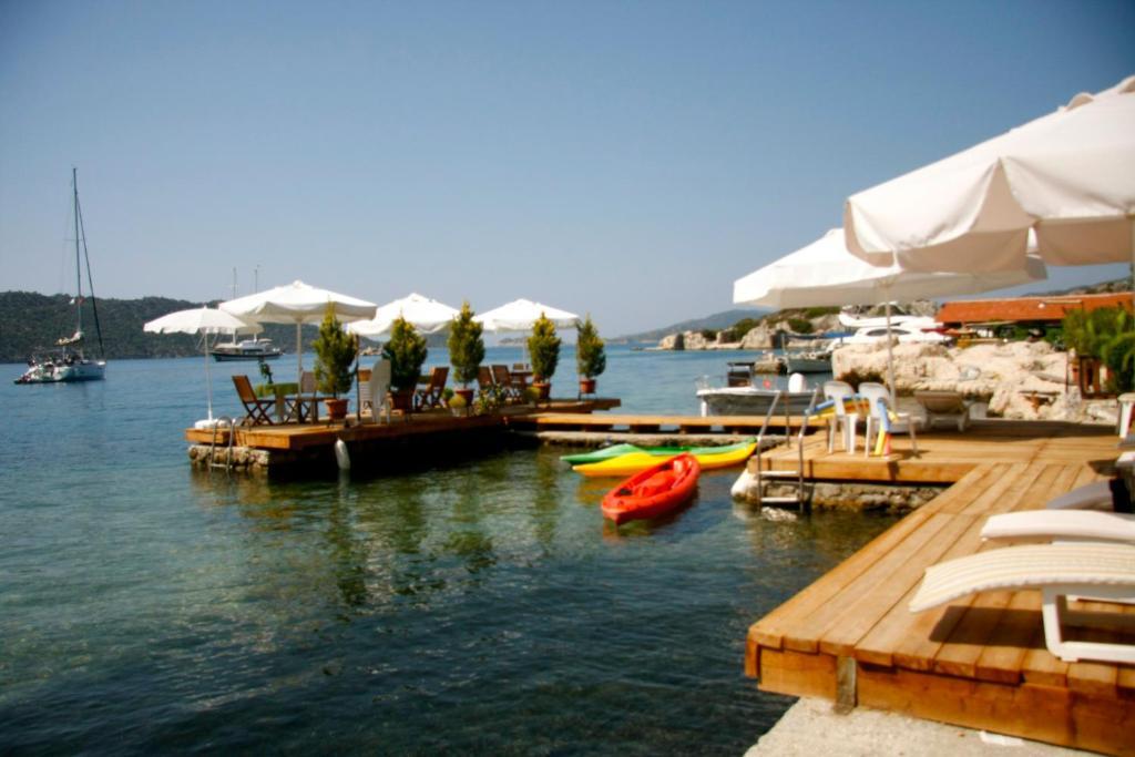 Sahil Pension Kaleucagız Esterno foto